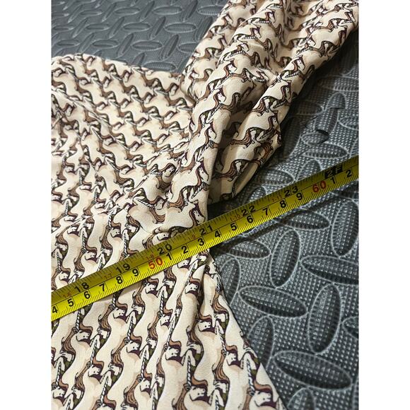 The Shirt by Rochelle Behrens LARGE unicorn print flowy button down boho womens - Picture 7 of 9